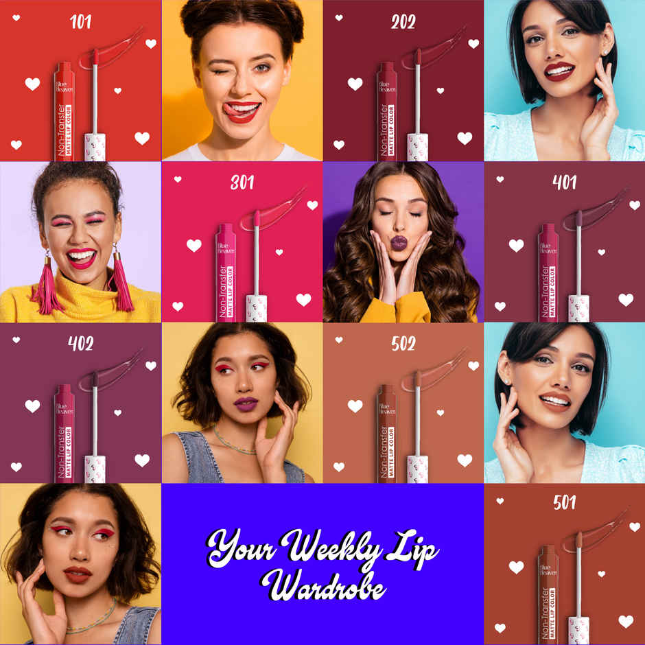 Blue Heaven Lip Kicks Non-Transfer Lipcolor | 7 pack