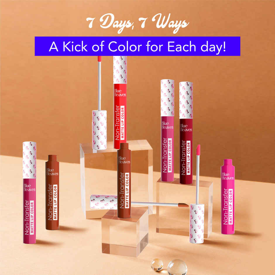 Blue Heaven Lip Kicks Non-Transfer Lipcolor | 7 pack