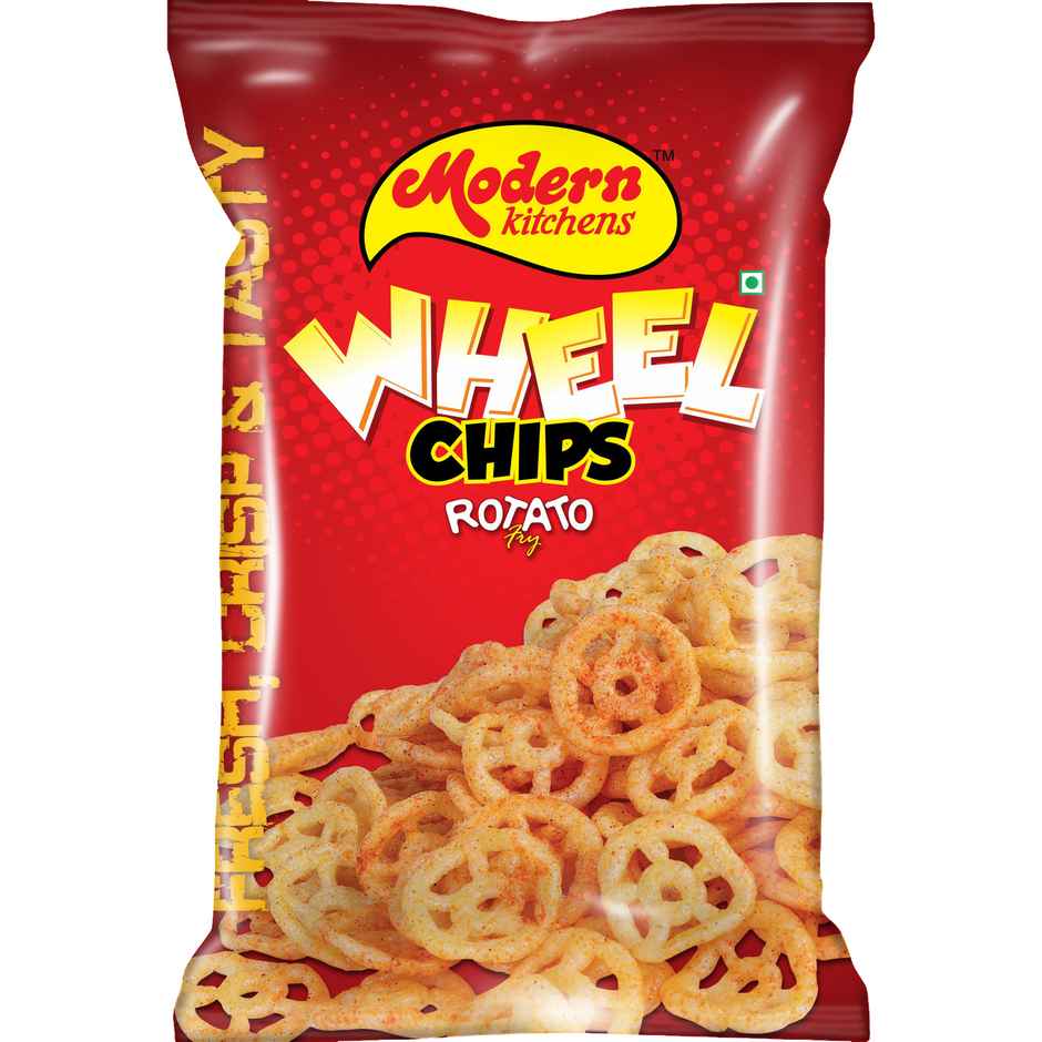 Modern Kitchen Wheel Chips | Crispy Fryums Snack