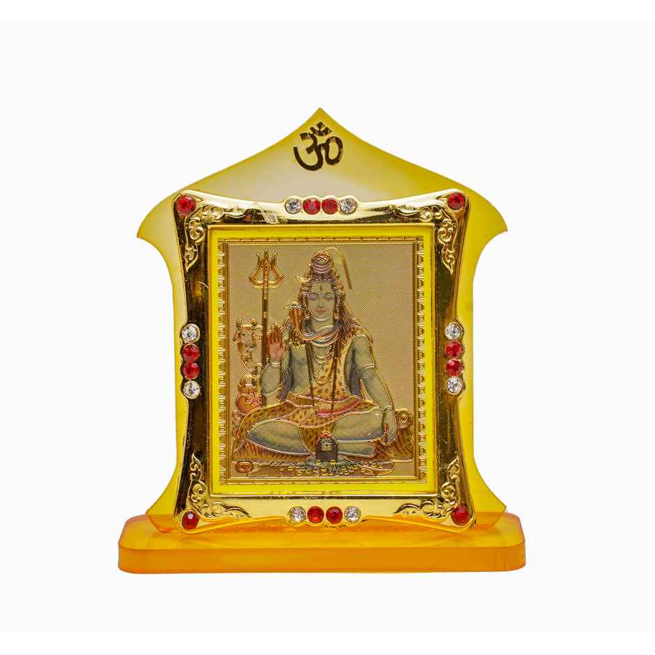 Divine Vibes Shiv Ji Temple Shape for Car Dashboard