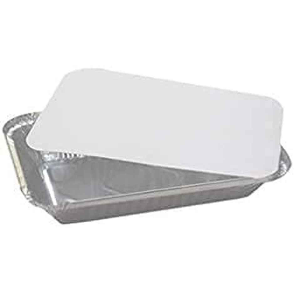 Disposable Aluminium Container With Lid | Pack Of 25 | 250 ml | Tempware