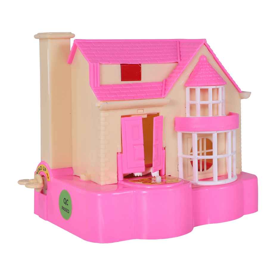 Toyzone Puppy House Coins Bank | For Kids | Pink