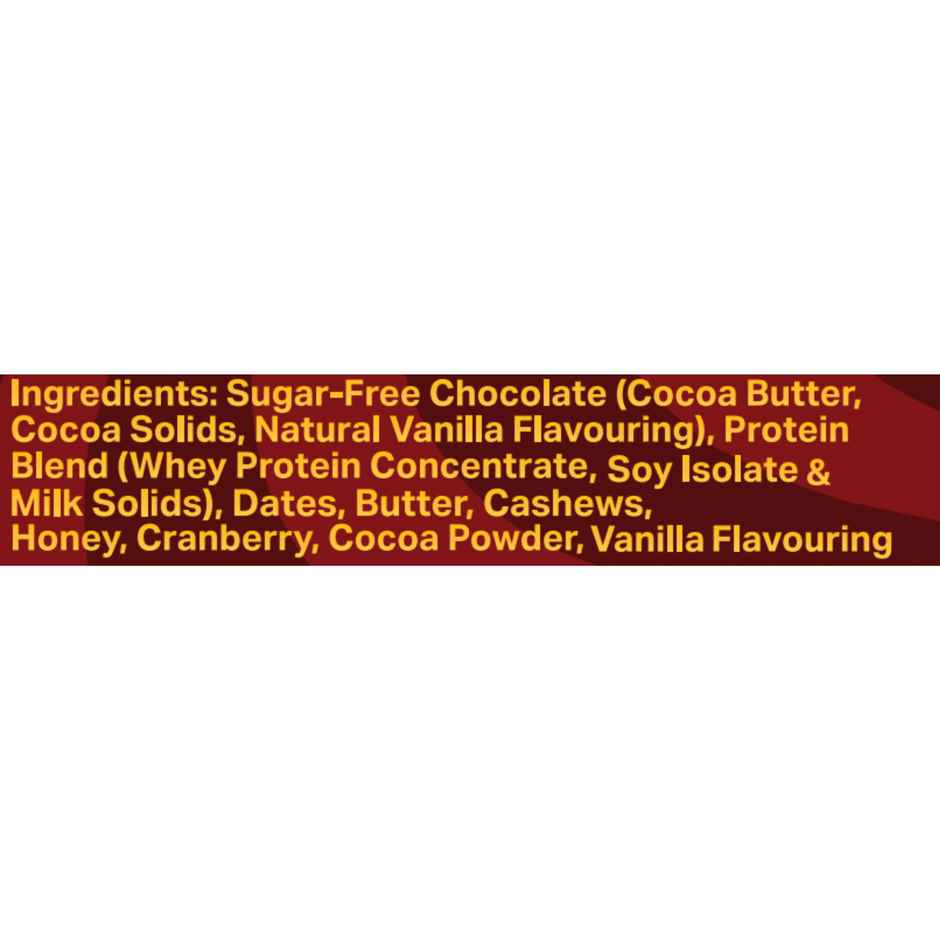 Delufling 13G Protein Bar (Dark Choco Cranberry)