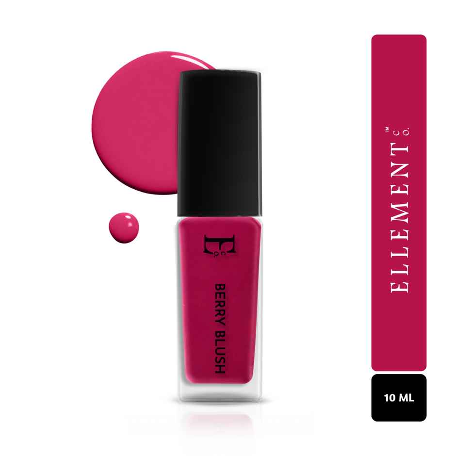 Ellement Co. Nail Polish Berry Blush | Trendy Soft Pink Shade | Glossy Finish | Quick Dry