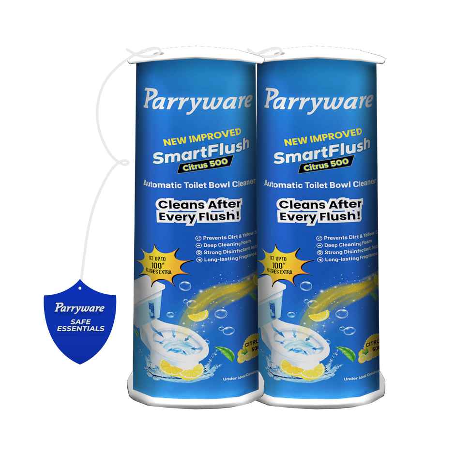 Parryware Smartflush Citrus 500 - Automatic Toilet Bowl Cleaner | Pack Of 2
