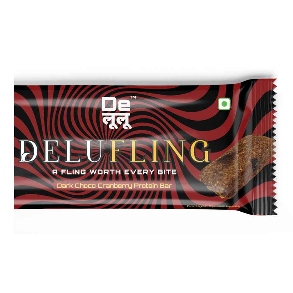 Delufling 13G Protein Bar (Dark Choco Cranberry)