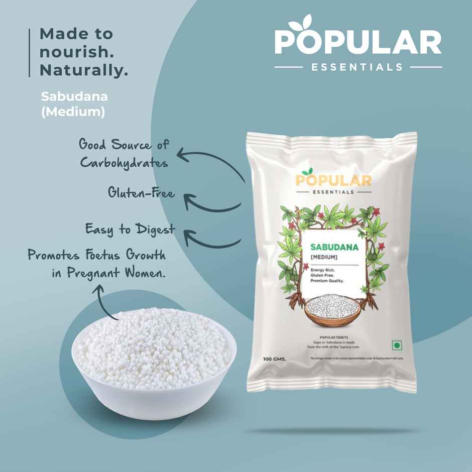 Popular Essentials Sabudana Medium
