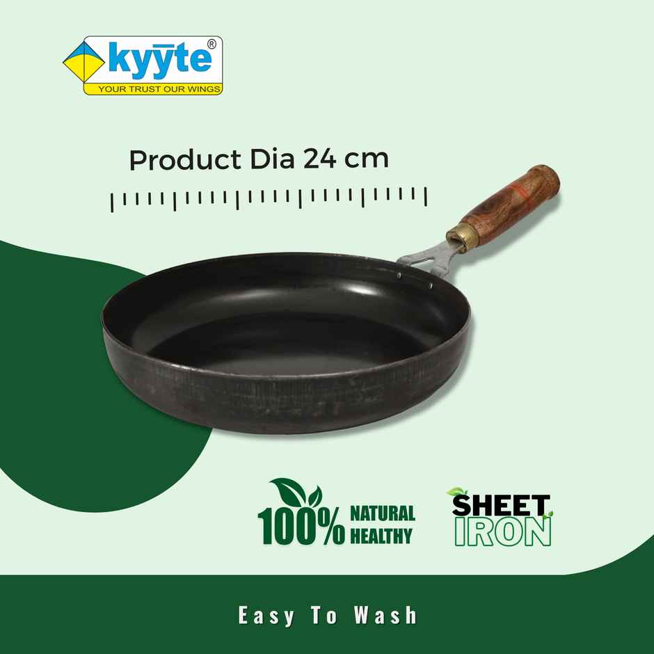 Kyyte Ironium Alloy Fry Pan 24 Cm