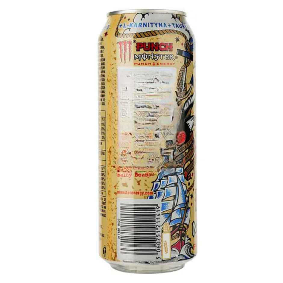 Monster Pacific Punch Energy Drink Can | Bold & Refreshing