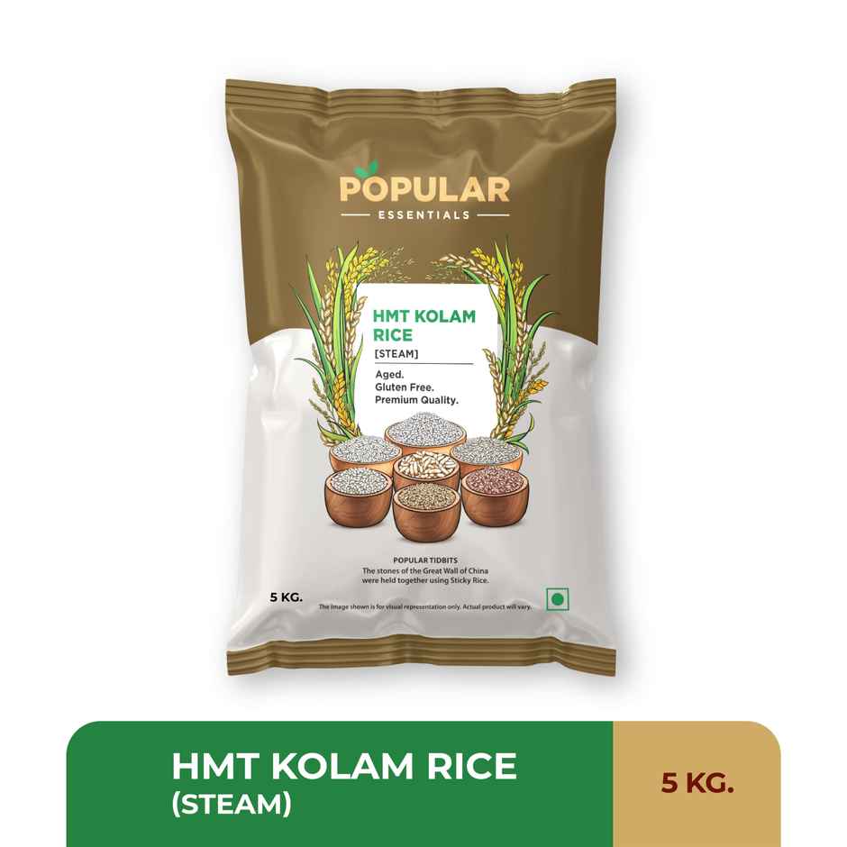 Popular Essentials HMT Kolam Steam Rice