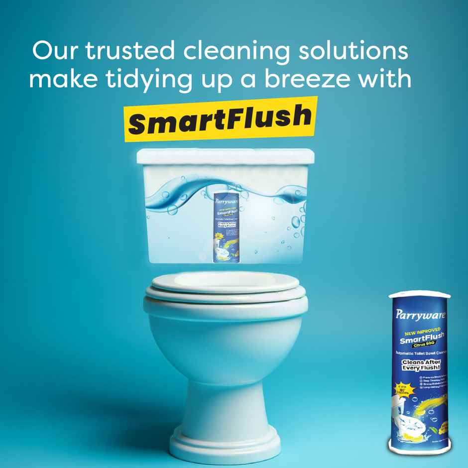 Parryware Smartflush Citrus 500 - Automatic Toilet Bowl Cleaner | Pack Of 2