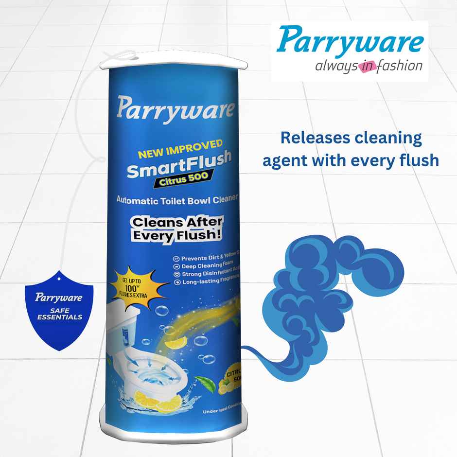 Parryware Smartflush Citrus 500 - Automatic Toilet Bowl Cleaner | Pack Of 2