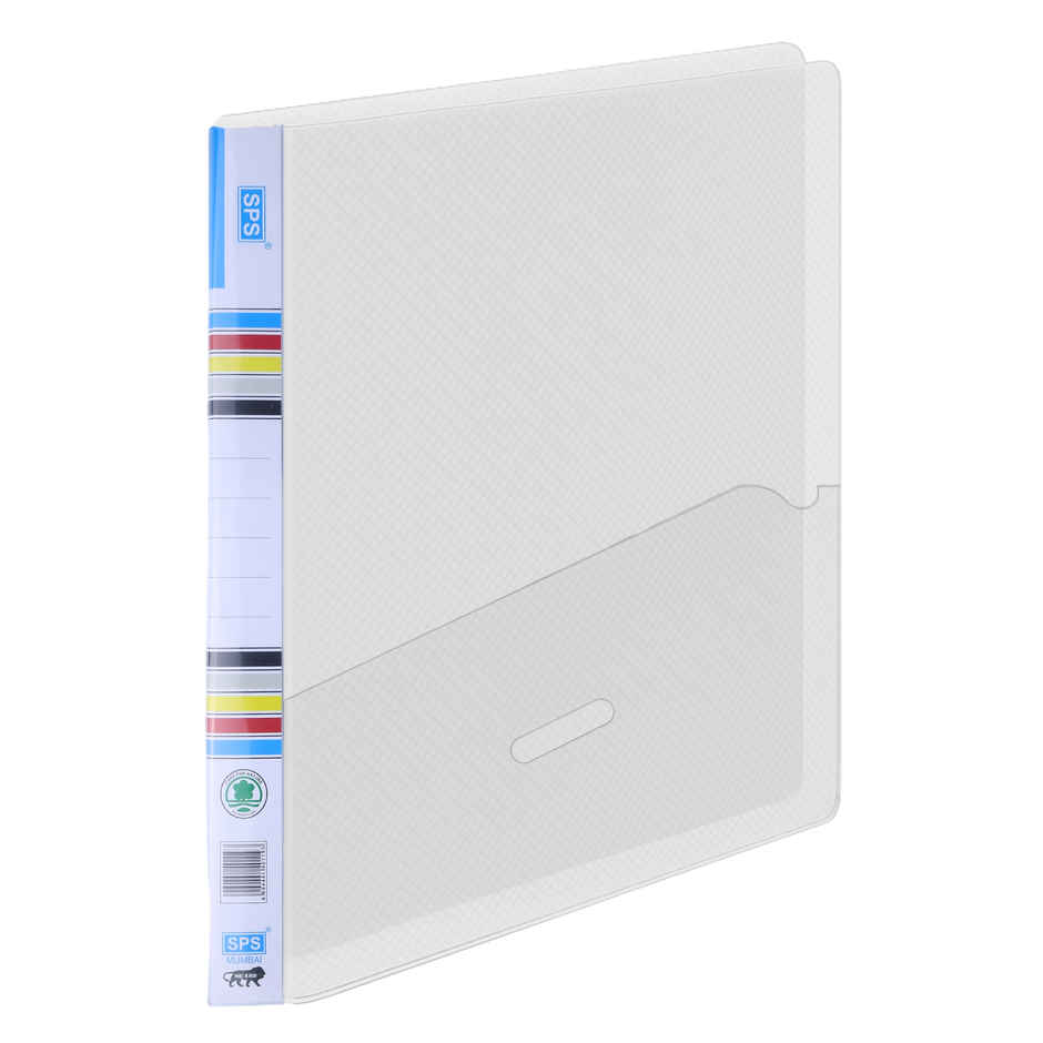 SPS Transparent A4 Report File | Clear Plastic Document Holder | School & Office Paper Storage