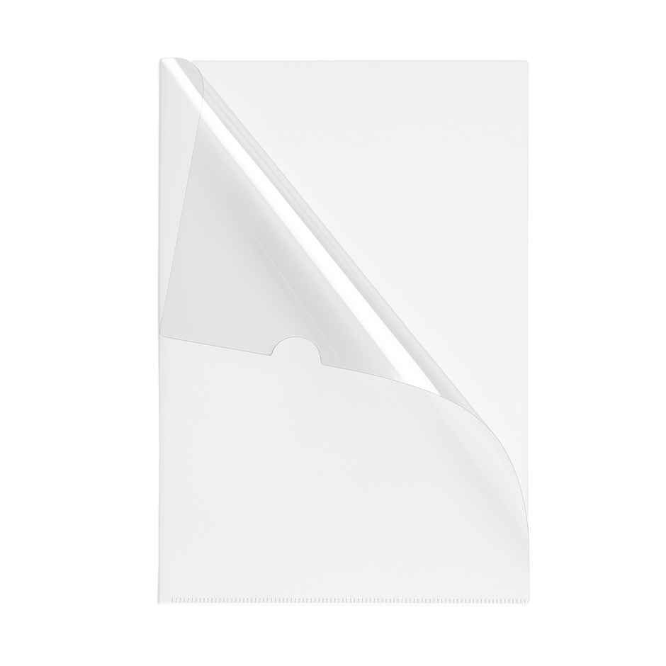 SPS A4 Transparent L Folder | Multicolored | File Sleeves | School & Office Paper Storage