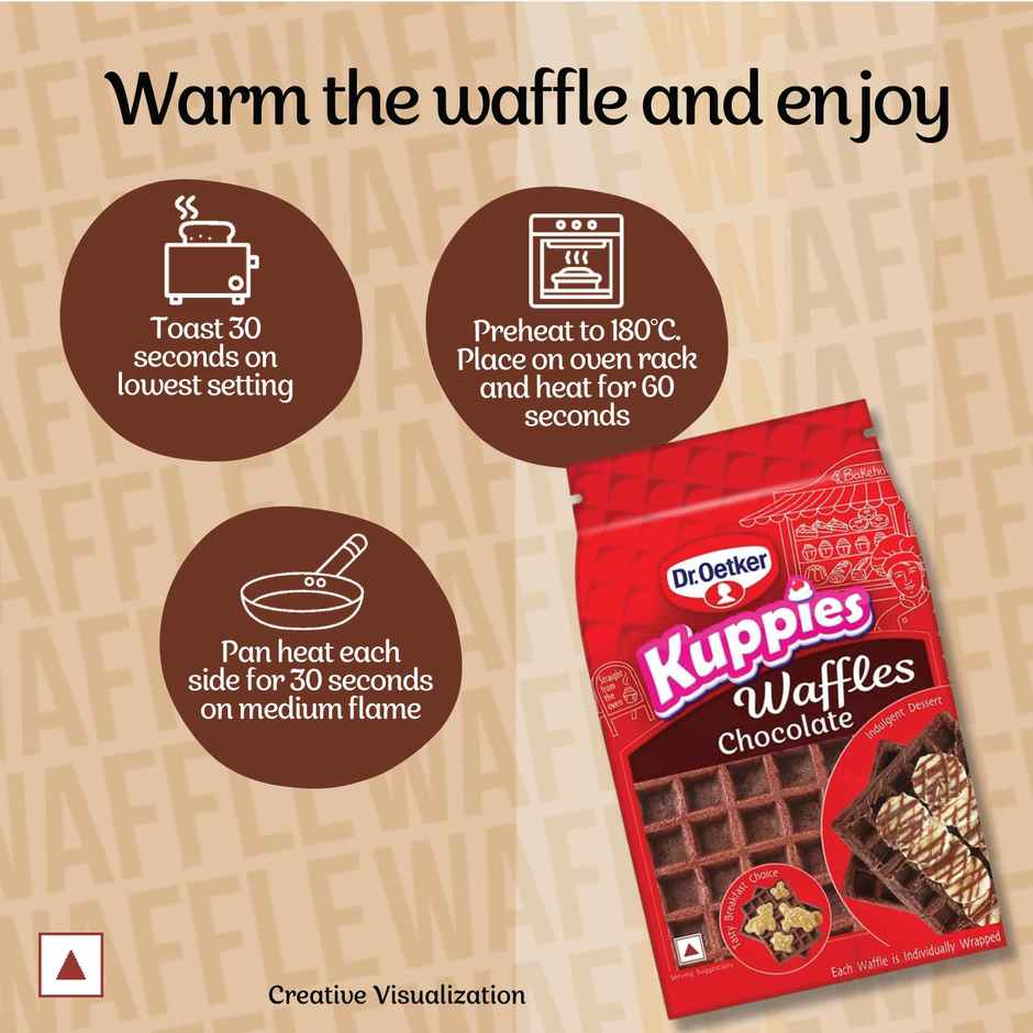 Dr. Oetker Kuppies Chocolate Waffle