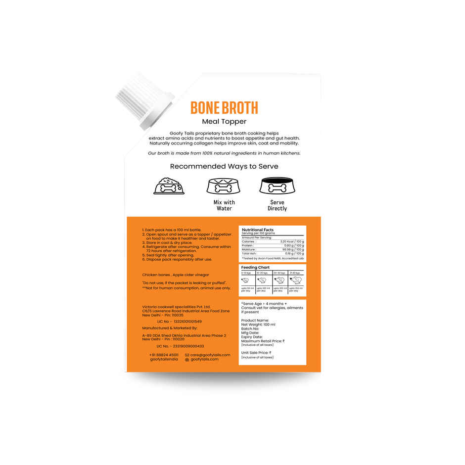 Goofy Tails Chicken Bone Broth for Dogs Combo