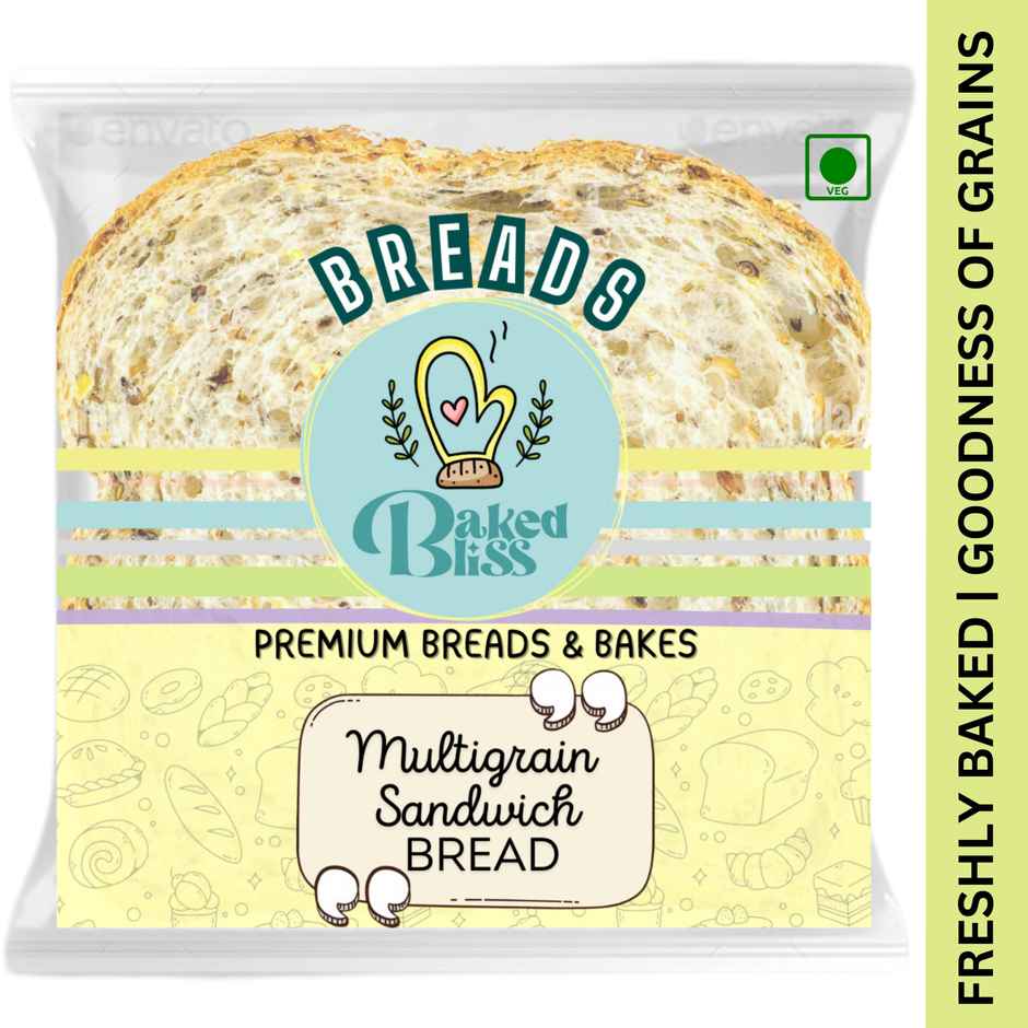 Baked Bliss Premium Multigrain Sandwich Bread