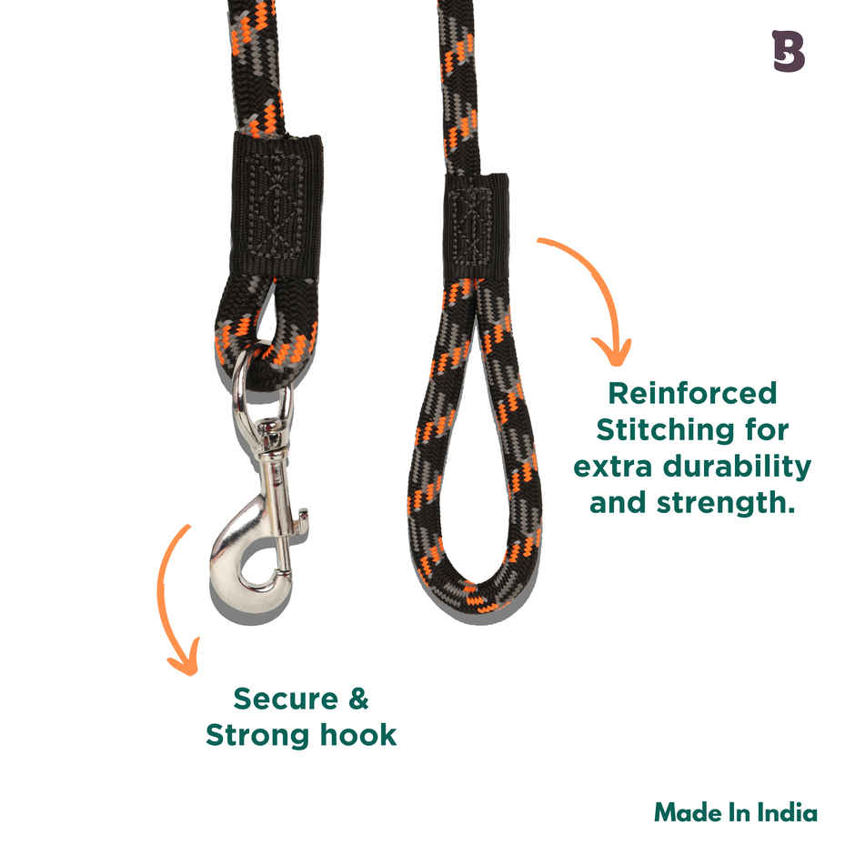 Bearhugs Essential Reflective Rope Leash (Medium)