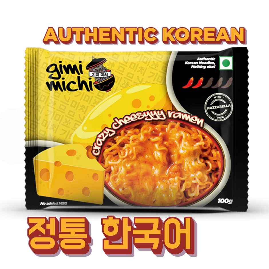 Gimi Michi Crazy Cheesy Ramen Instant Noodles