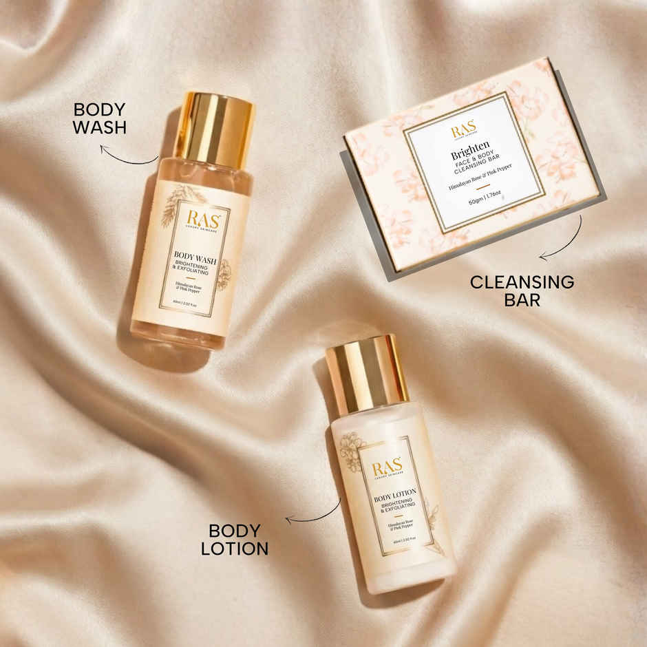 Ras Luxury Skincare Bath & Body Basics Gift Set | Gift for Mother's Day