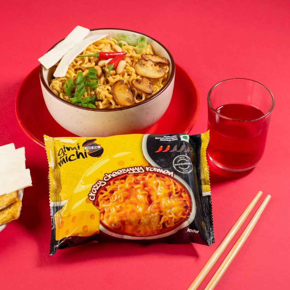 Gimi Michi Crazy Cheesy Ramen Instant Noodles
