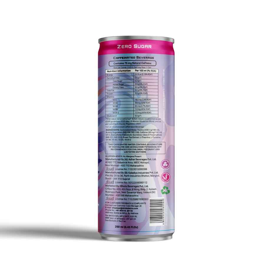 Delulu Manifest Mixed Berry Adaptogenic Energy Drink | Zero Sugar