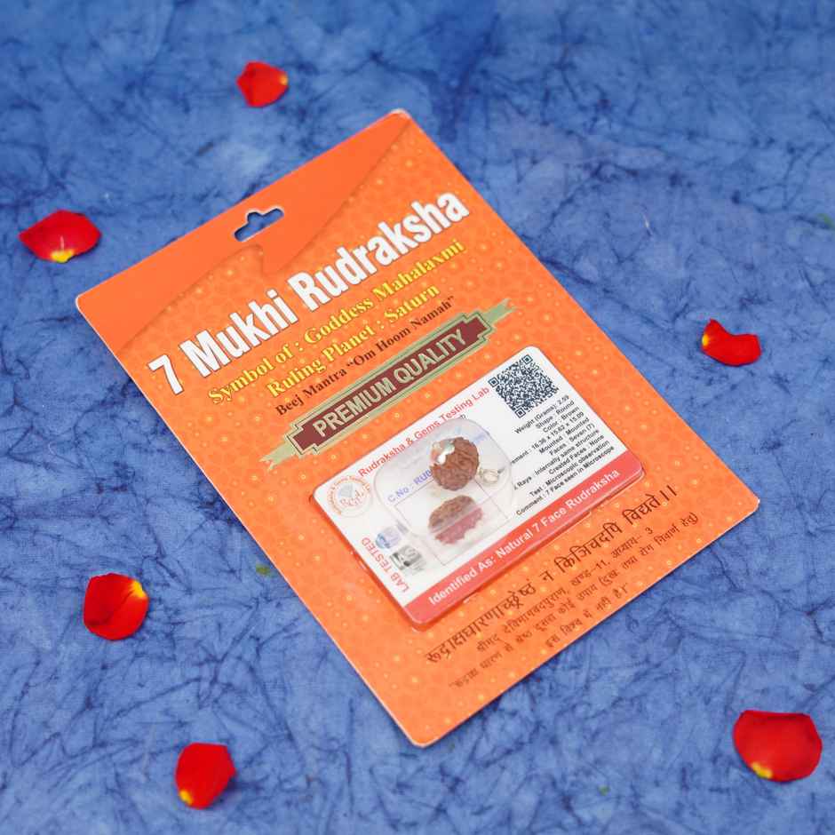 Servdharm 7 Mukhi Rudraksha Pendant