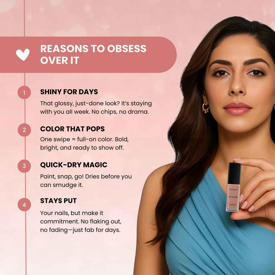 Ellement Co. Nail Polish Desk to Dinner | Office-Friendly Everyday Shade | Glossy Finish