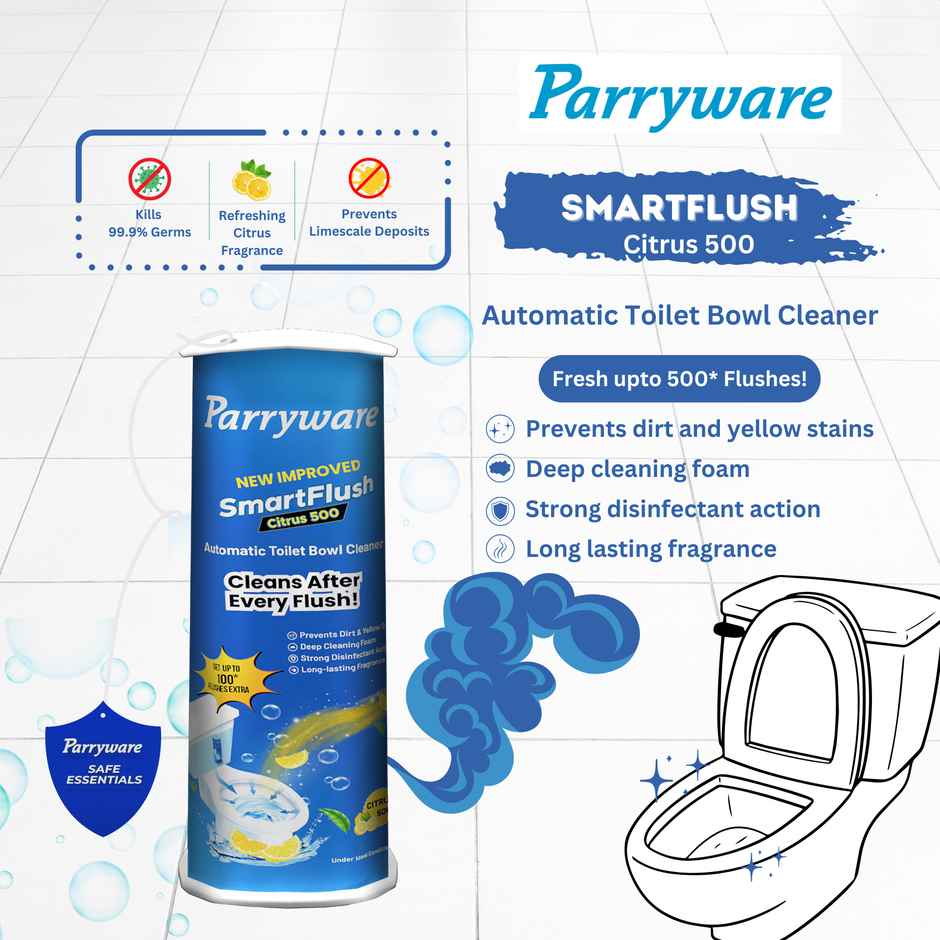 Parryware Smartflush Citrus 500 - Automatic Toilet Bowl Cleaner | Pack Of 2