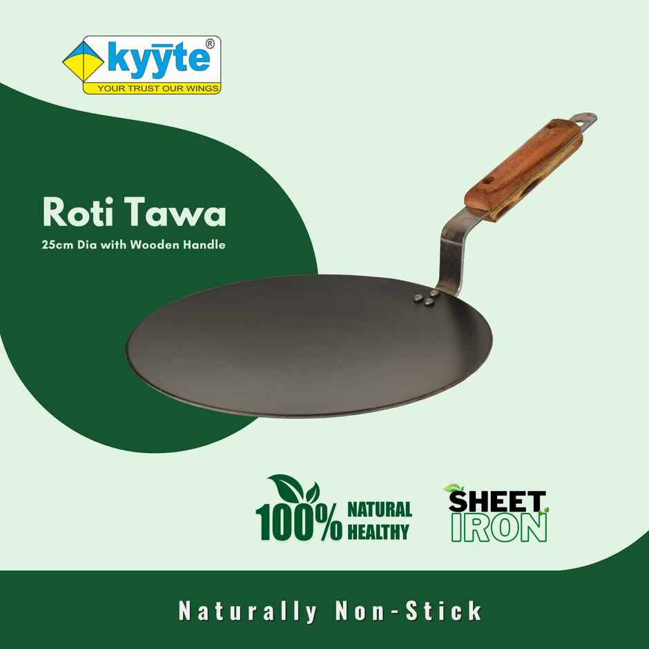 Kyyte Ironium Alloy Concave / Roti Tawa 25 Cm