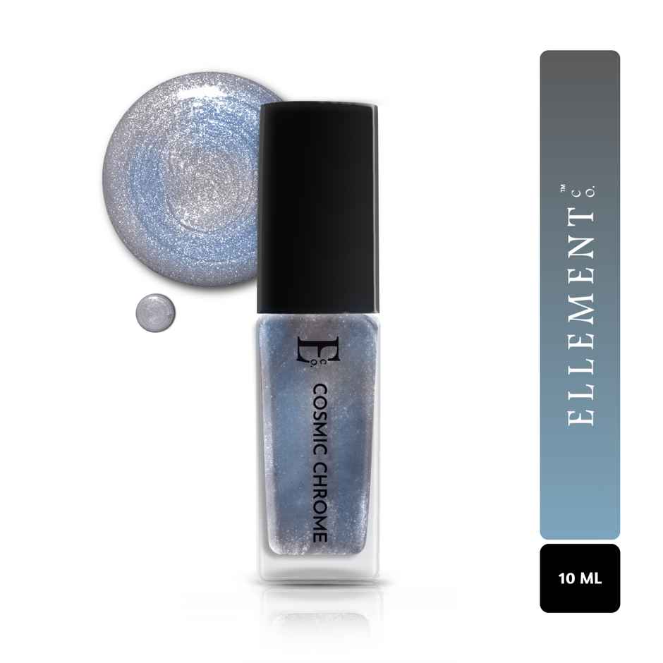 Ellement Co. Vegan Nail Lacquer Cosmic Chrome | Metallic Glam Shade | Long-Lasting Shine