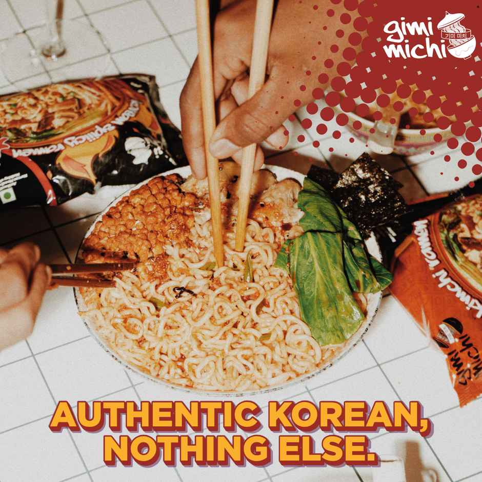 Gimi Michi Korean Spicy Ramen Instant Noodles