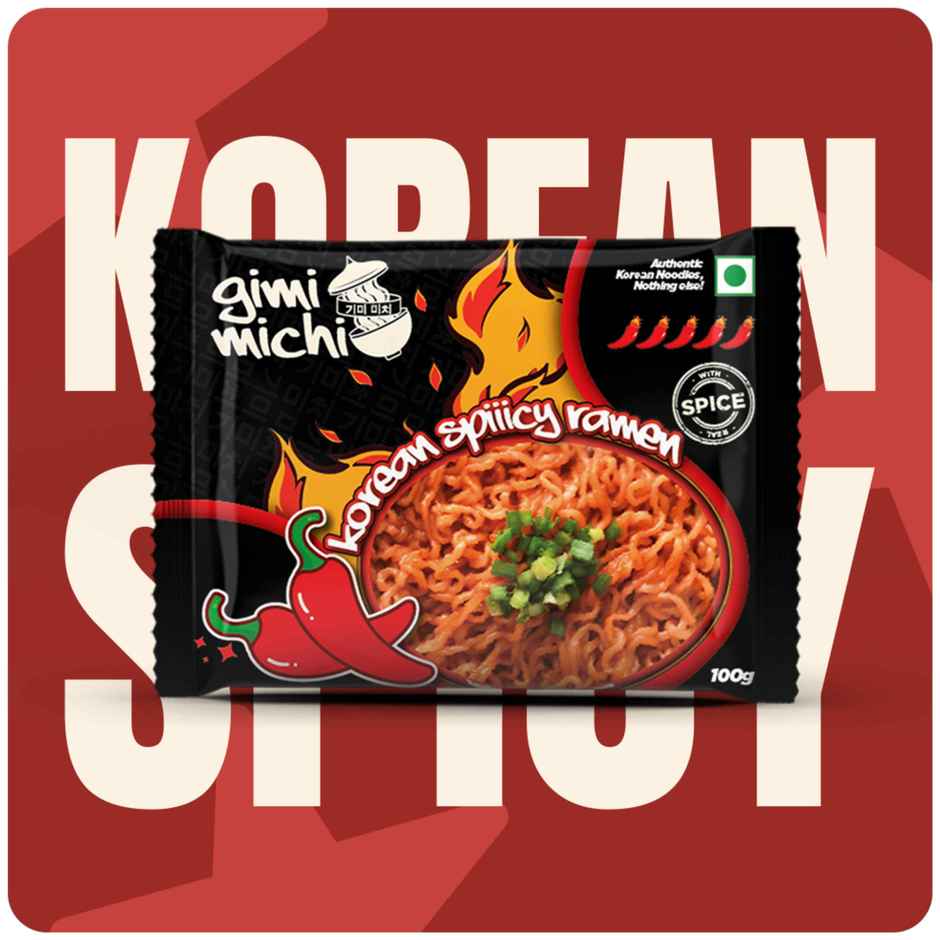 Gimi Michi Korean Spicy Ramen Instant Noodles