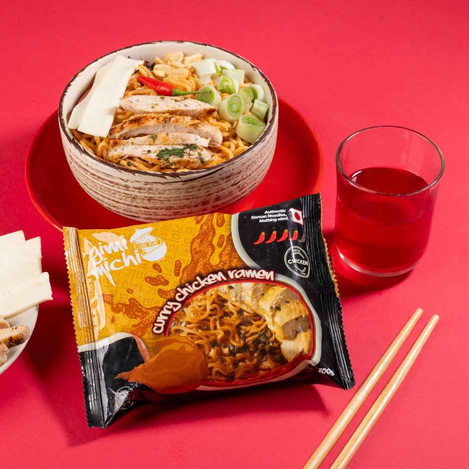 Gimi Michi Curry Chicken Ramen Instant Noodles