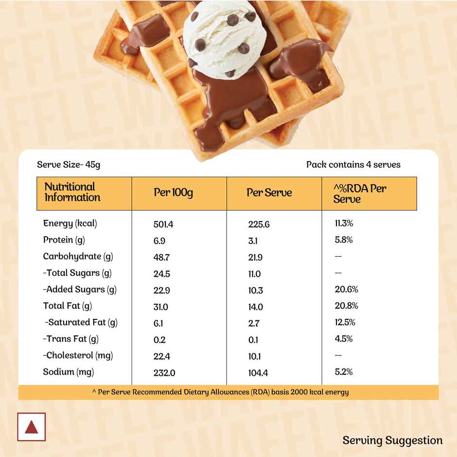 Dr. Oetker Kuppies Vanilla Waffle
