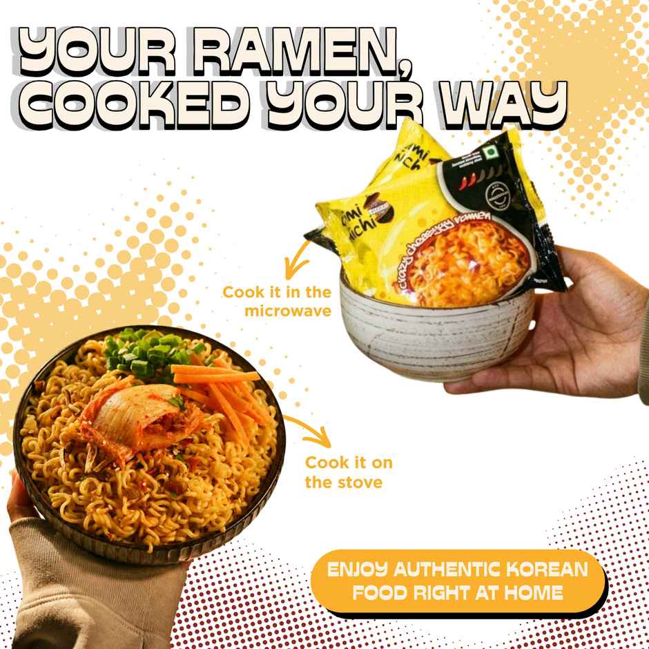 Gimi Michi Korean Kimchi Ramen Instant Noodles