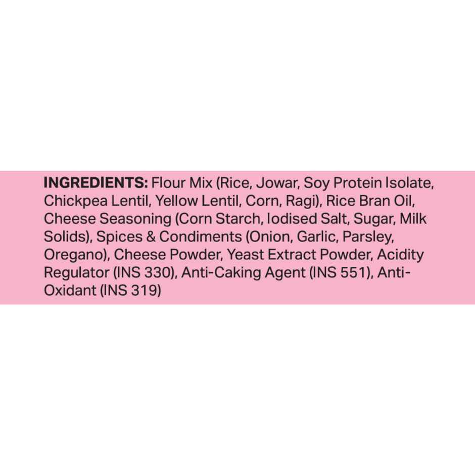 Delulu Pookie Puffs Cheese & Herbs | Multigrain Protein Chips 10g High Protein 2g Fiber No Palm Oil