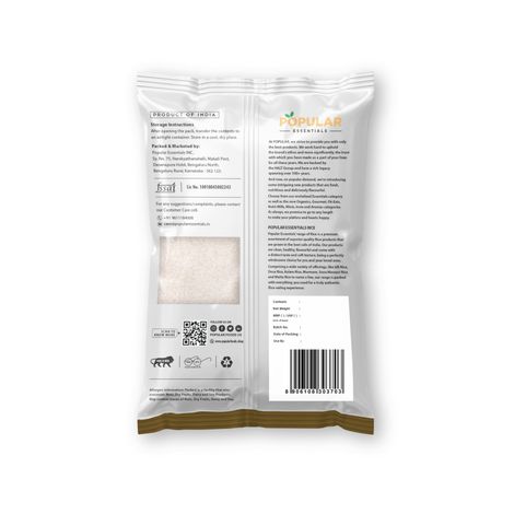 Popular Essentials HMT Kolam Steam Rice