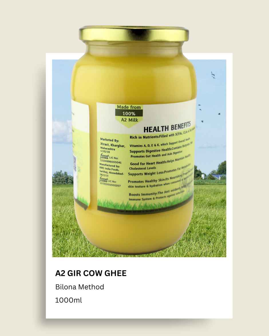 Xtract Organic A2 Gir Cow ghee