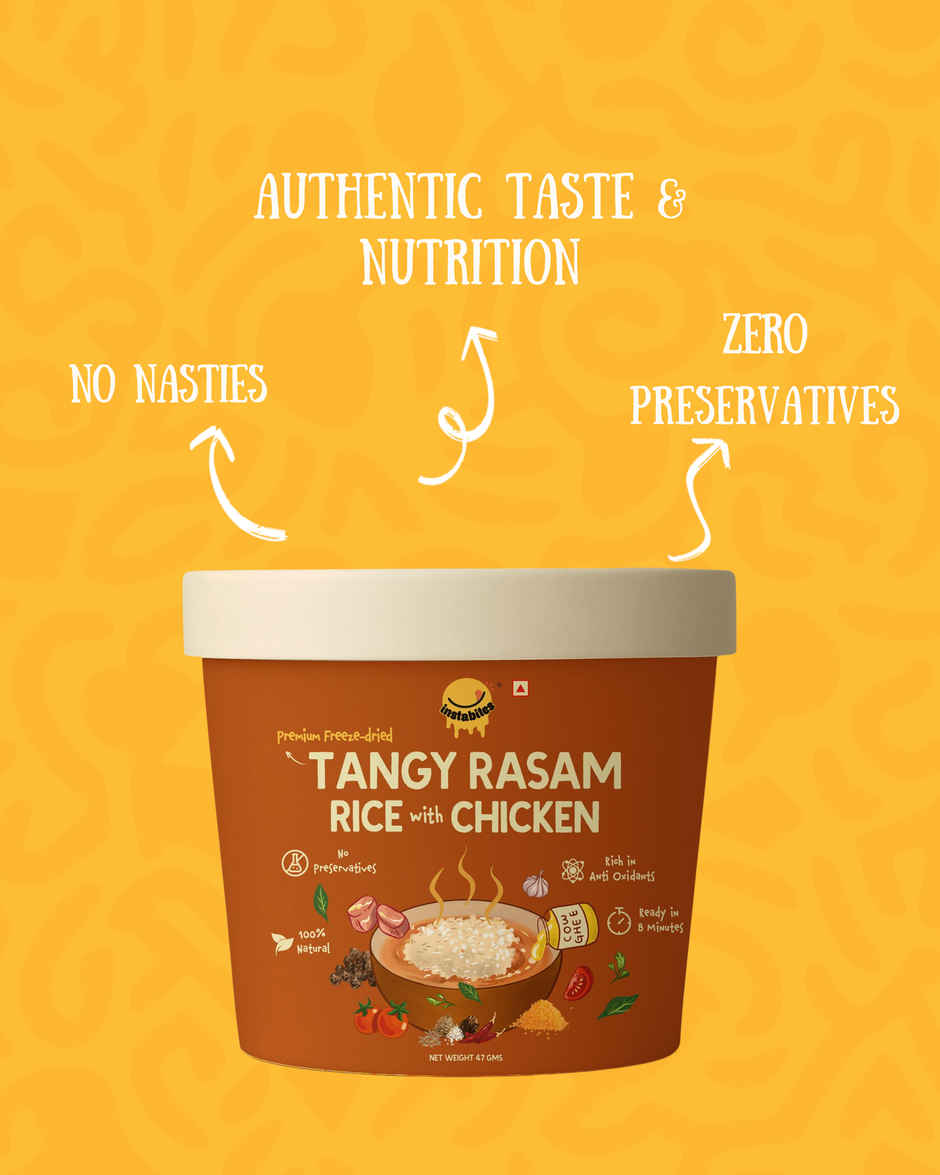 Instabites Tangy Rasam Rice with Chicken
