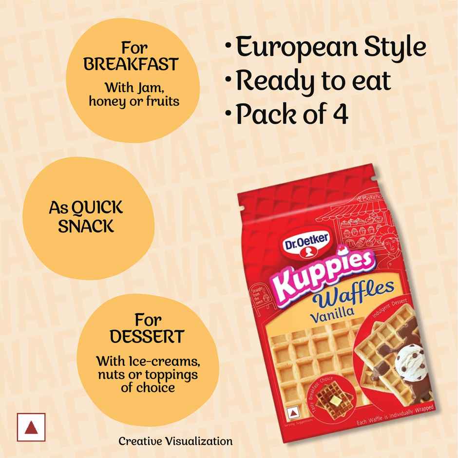 Dr. Oetker Kuppies Vanilla Waffle