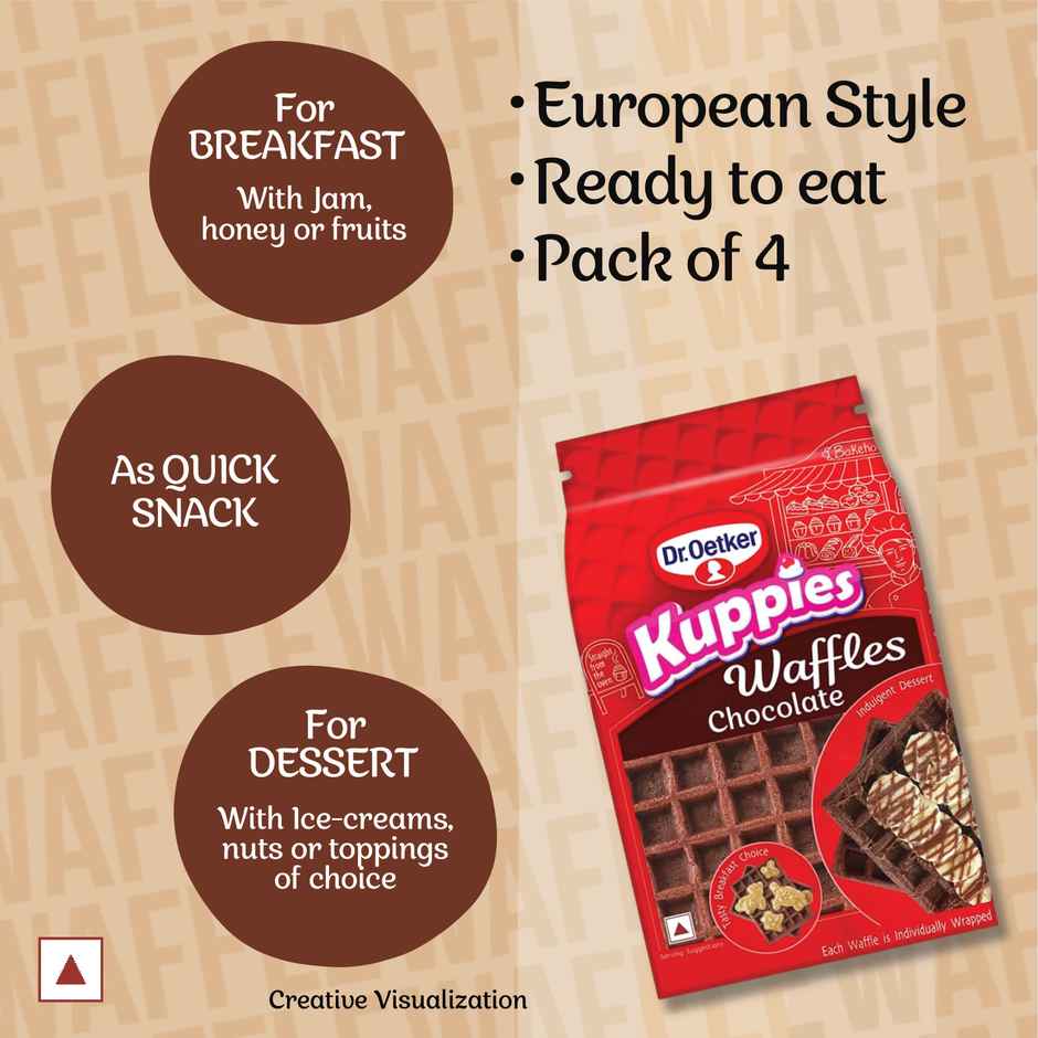 Dr. Oetker Kuppies Chocolate Waffle