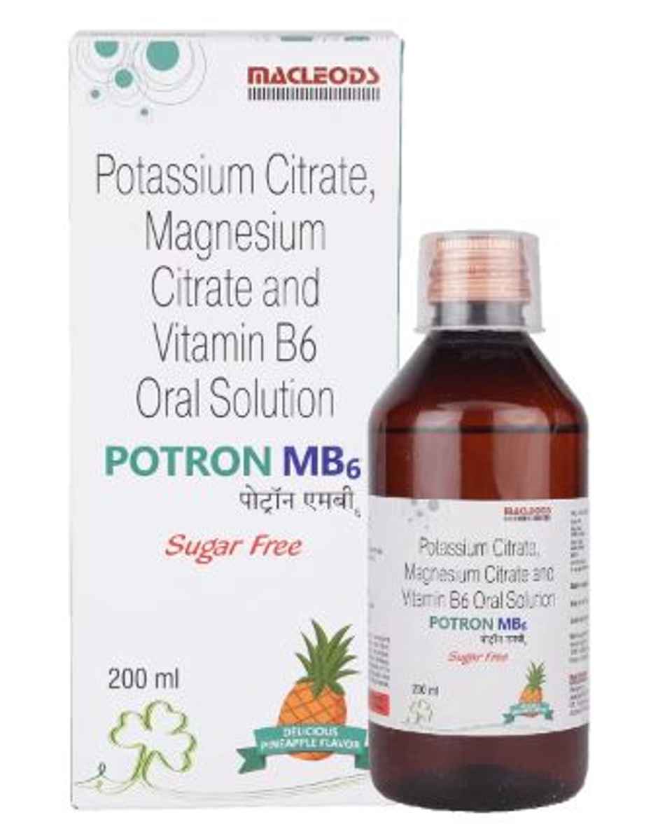 Potron MB6 Delicious Pineapple Flavor Sugar Free Oral Solution