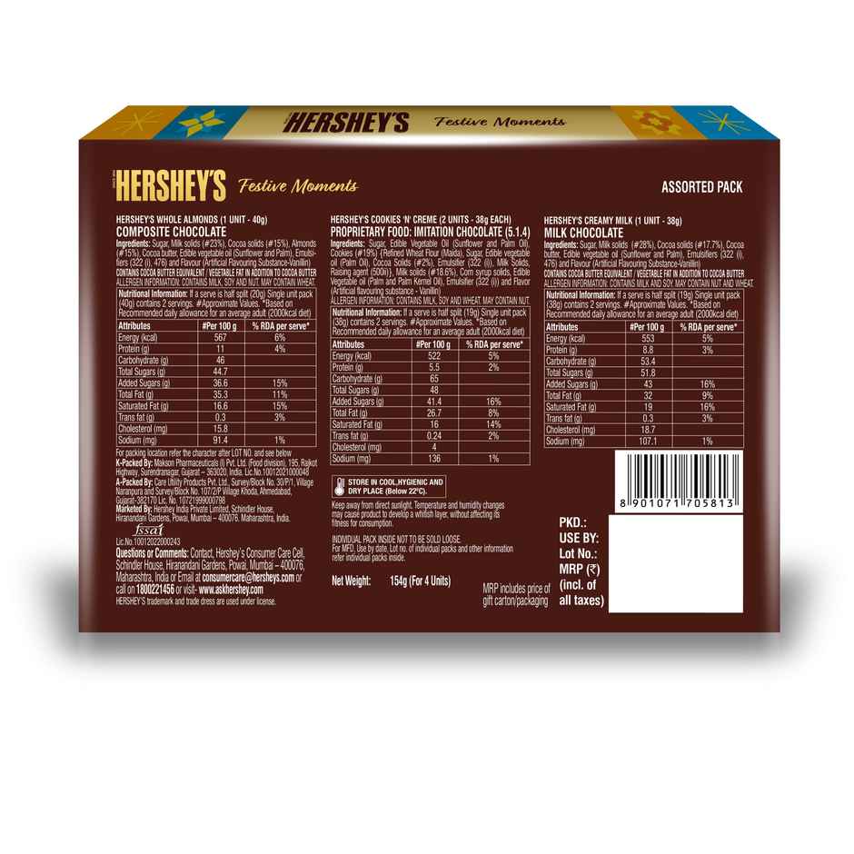 Hershey's Festive Moments Chocolate Bar | Assorted