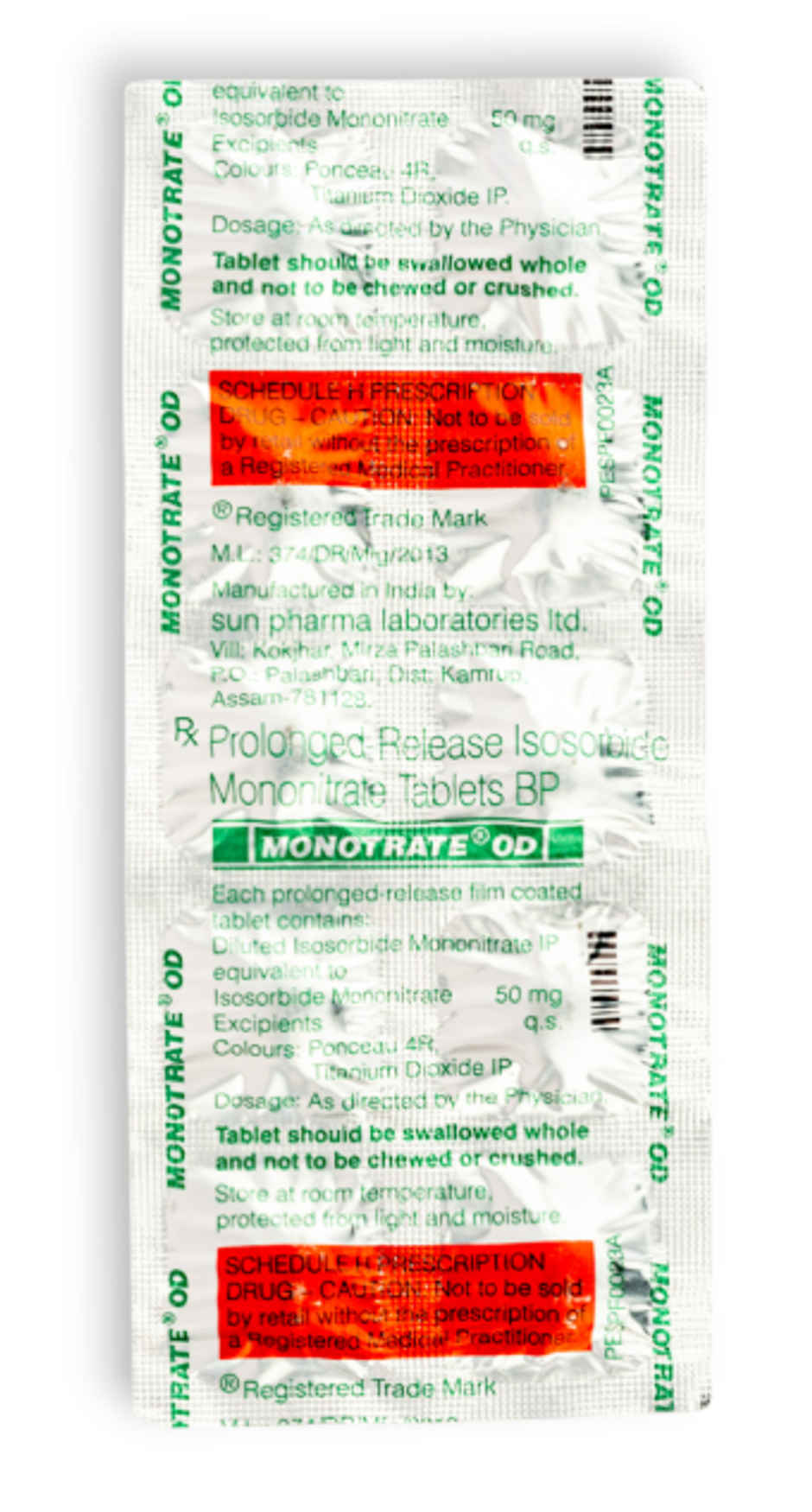 Monotrate OD Tablet PR