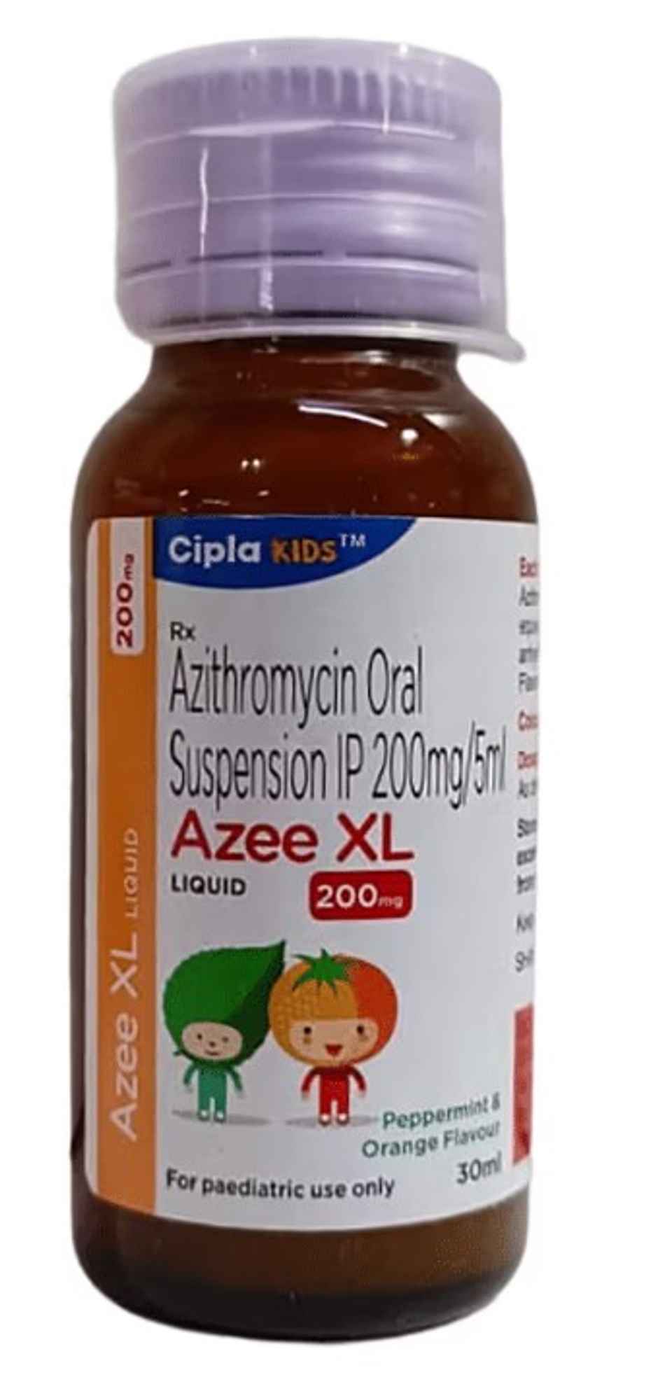 Azee XL 200mg Peppermint & Orange Flavour Oral Suspension