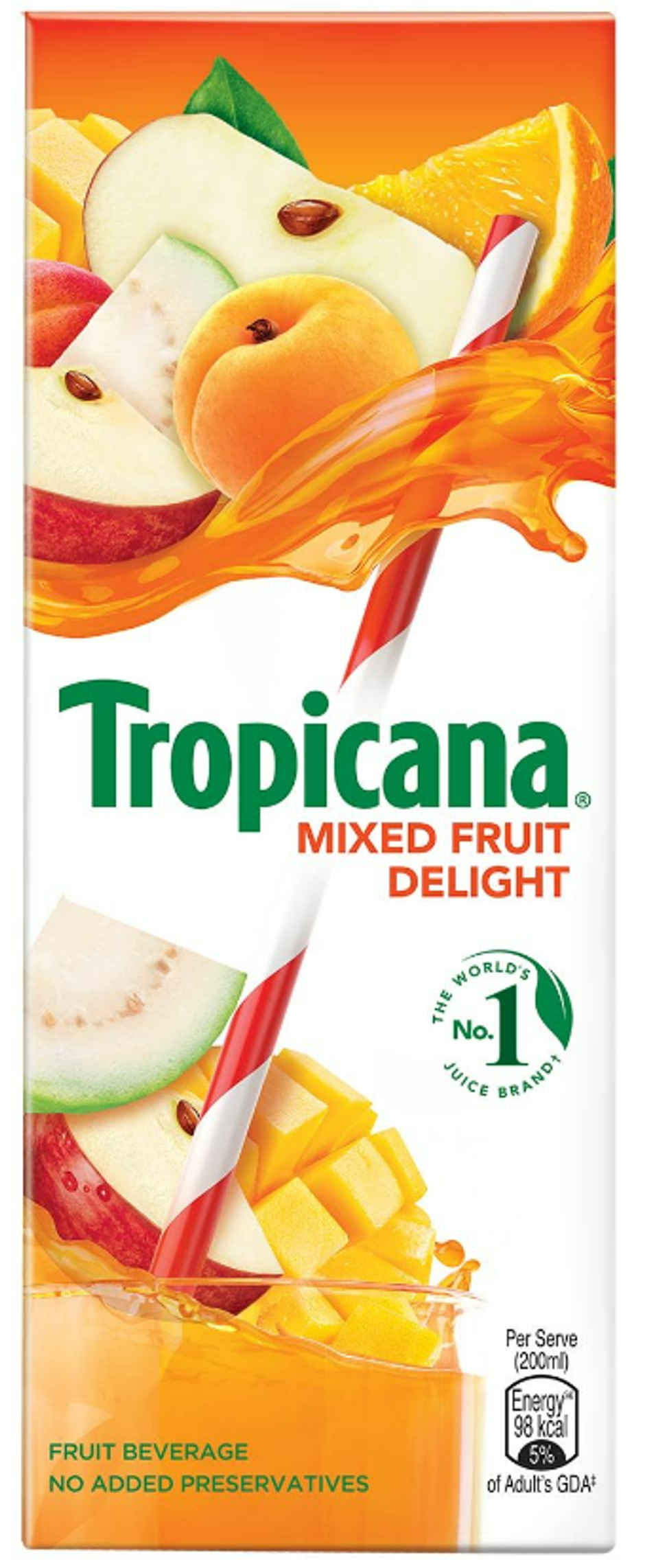 Tropicana Real Mixed Fruit Juice 200 ml Combo