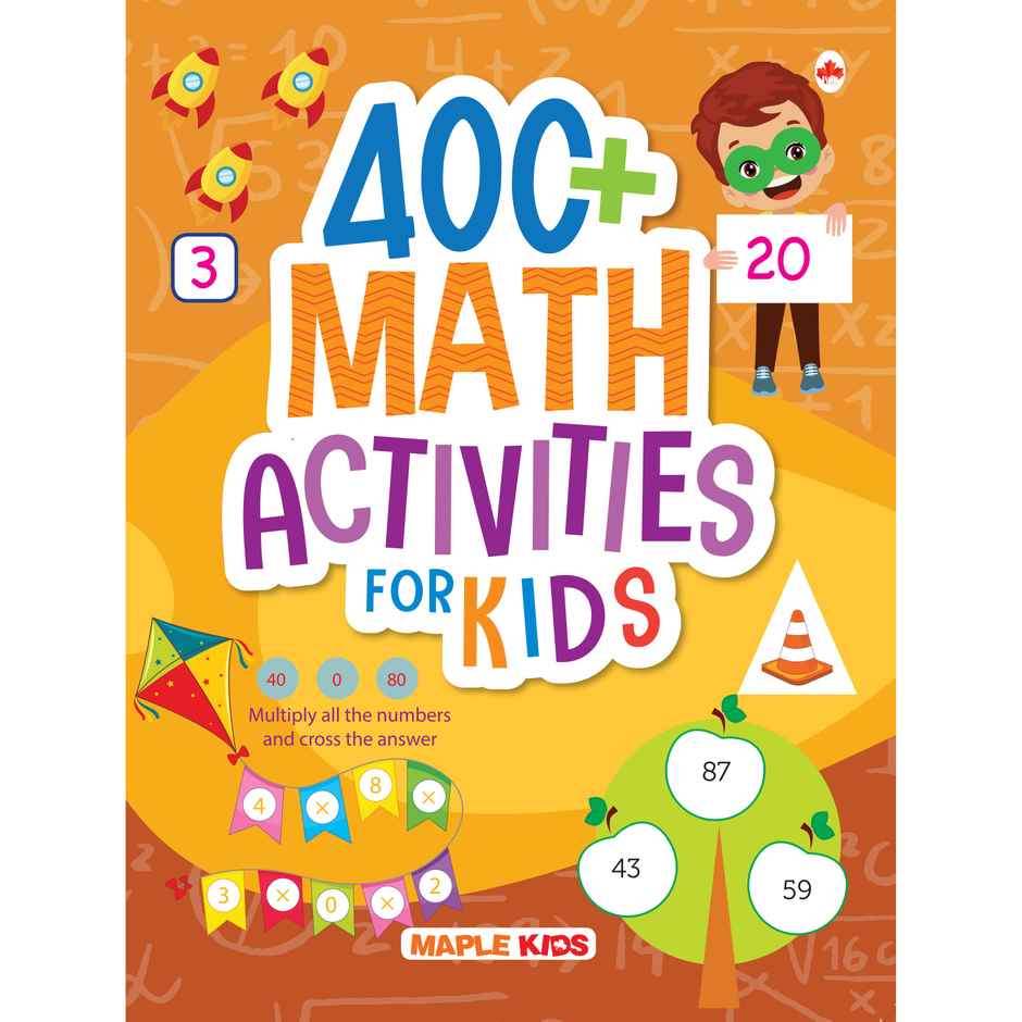 Activity Book for Kids | 400+ Math Activities | Addition, Subtraction, Multiplication, Division