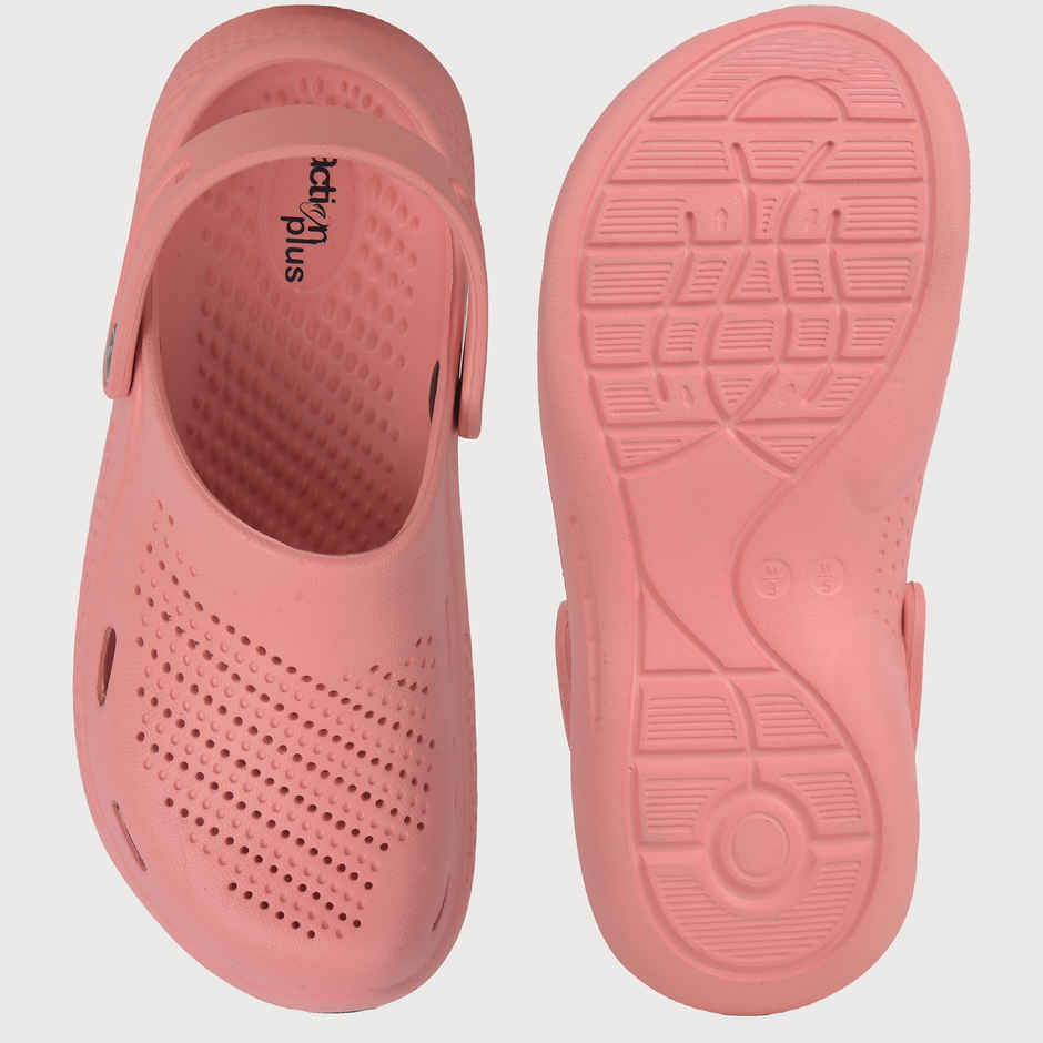 Action Women's Ontc-17 Ultra Lightweight Clogs | Trendy Colors | Air Pass Upper | Peach - UK 8