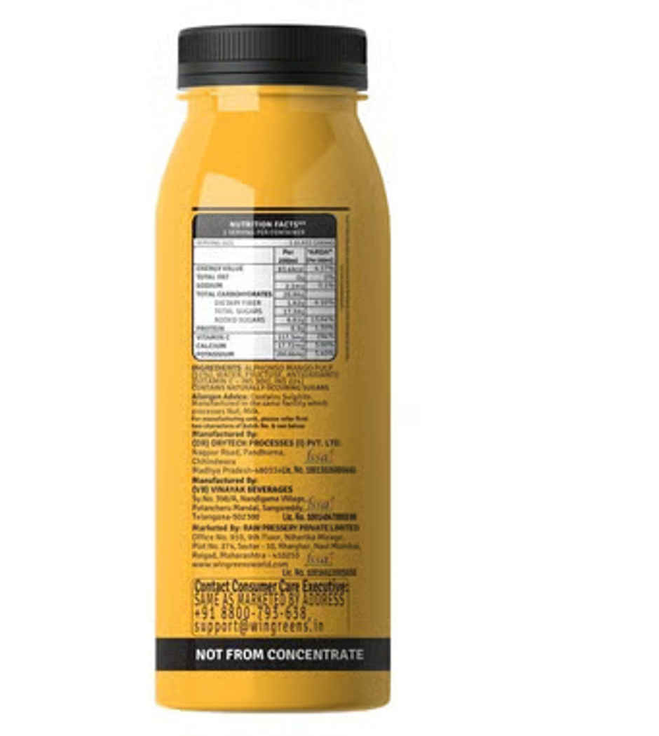 RAW Pressery Alphonso Mango Juice